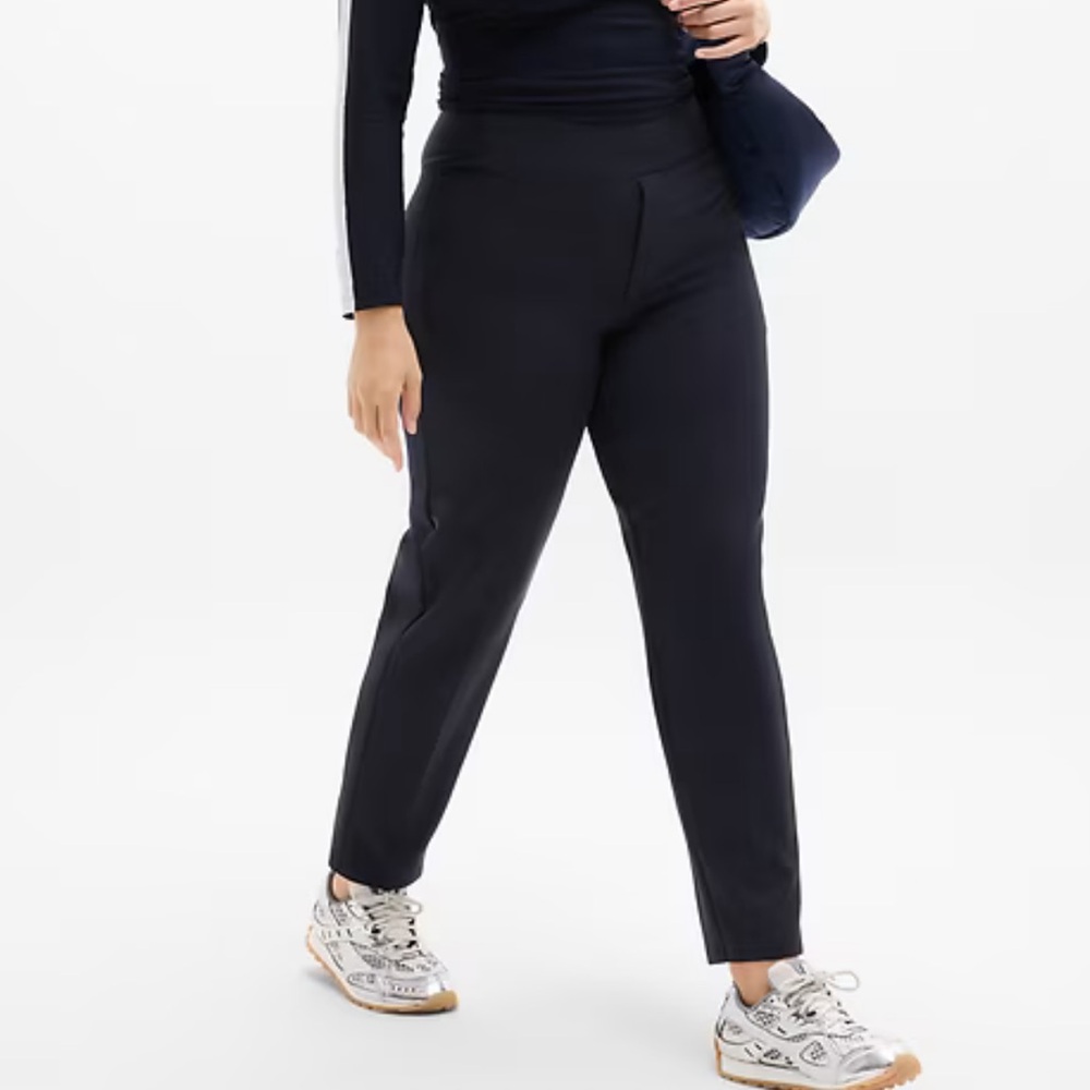 Athleta Black Endless High Waiat Cropped Pants